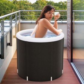 66 Gal Outdoor Ice Plunge Tub with Lid at Home