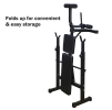 Folding squat bench bench Bench bench aerobic training abdomen muscle arms back chest shoulder legs muscle Home / office fitness adults men and women