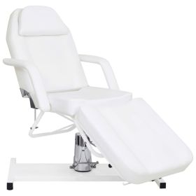 Massage Table White 70.9"x24.4"x(34.3"-44.1")