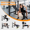 Folding squat bench bench Bench bench aerobic training abdomen muscle arms back chest shoulder legs muscle Home / office fitness adults men and women